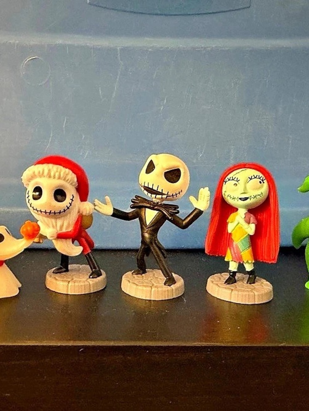 Disney The Nightmare Before Christmas Mini Figure Collection Set Green & Black